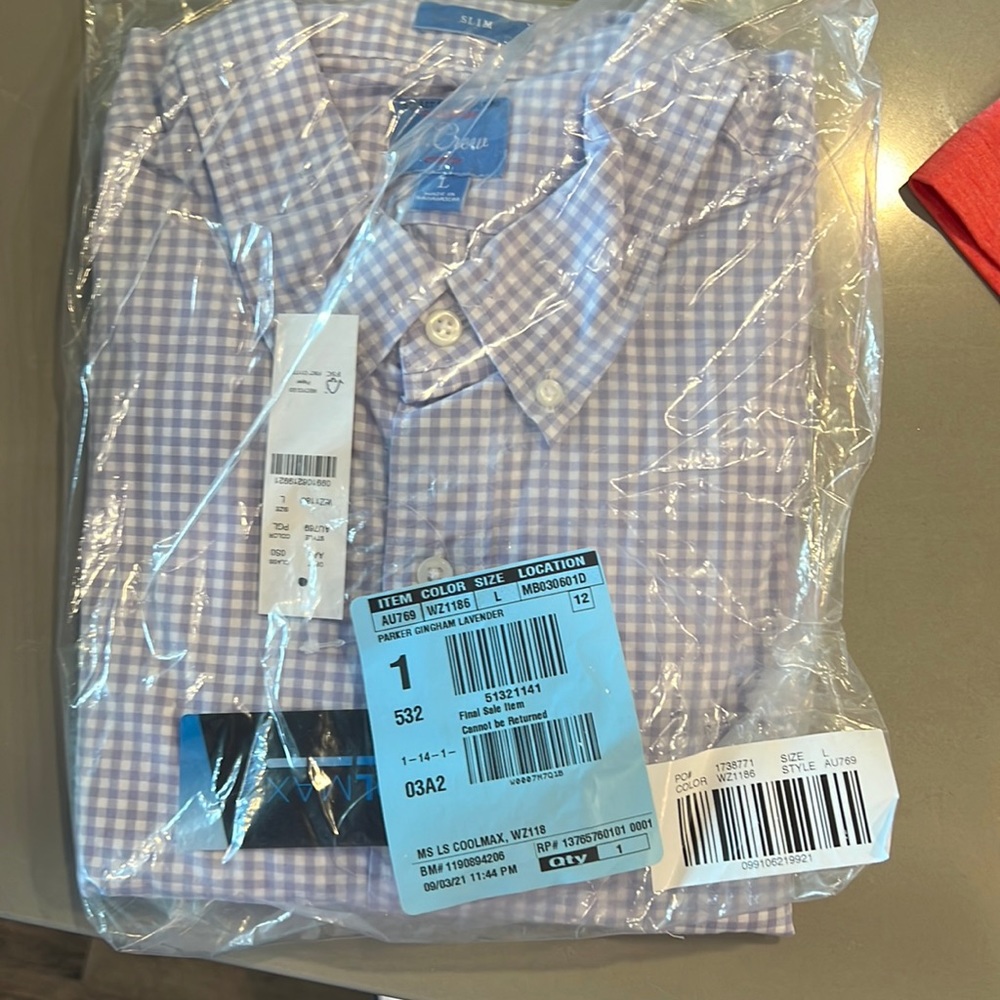 Jcrew - secret wash shirt